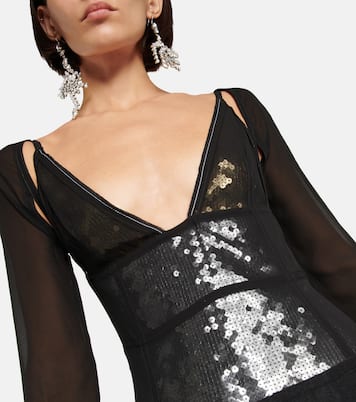 Verziertes Midikleid | Victoria Beckham
