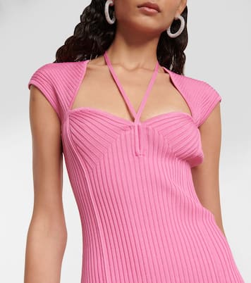 Dylan ribbed-knit midi dress | Simkhai