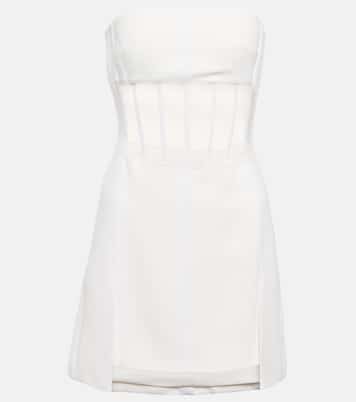 Mesh-trimmed minidress | David Koma