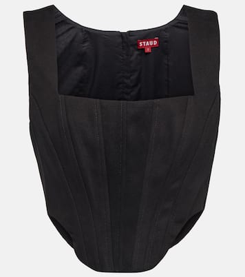 Top raccourci Kai en coton | Staud