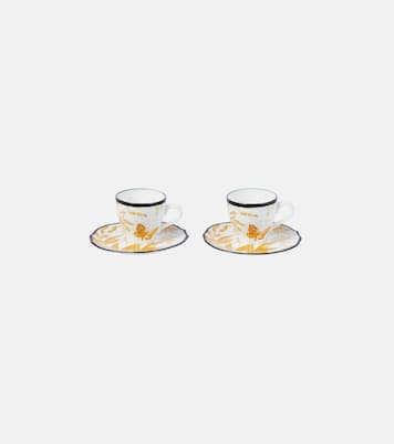 Herbarium set of 2 coffee cups and saucers | Gucci