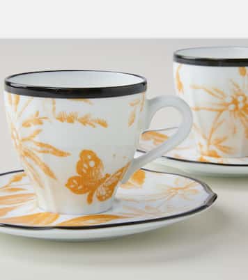 Herbarium set of 2 coffee cups and saucers | Gucci