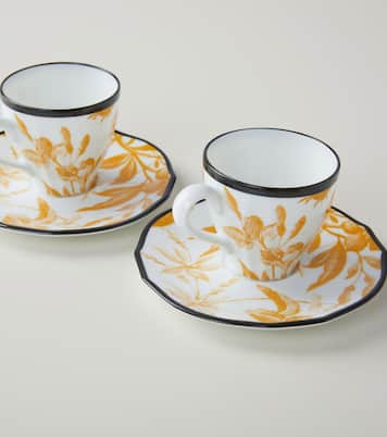 Herbarium set of 2 coffee cups and saucers | Gucci
