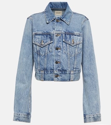 Chaqueta Rizzo en denim con logo | Khaite