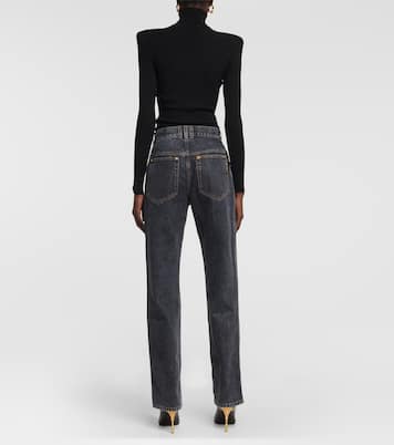Jean droit à taille haute | Balmain