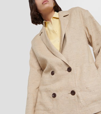 Linen, cashmere, and silk jacket | Loro Piana