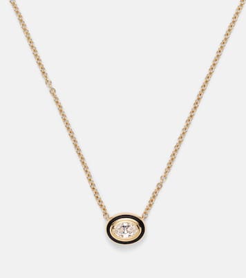 Collier Lenox Reign en or 18 ct et diamant | Melissa Kaye
