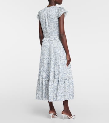 Floral satin midi dress | Polo Ralph Lauren