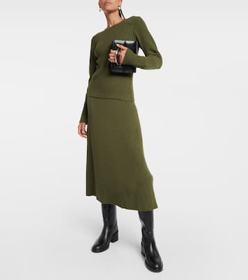 Jupe longue en laine | Chloé