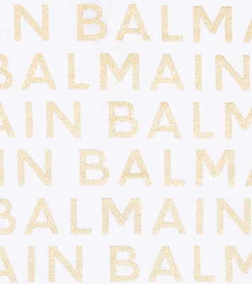 Baby T-Shirt aus Baumwoll-Jersey | Balmain Kids