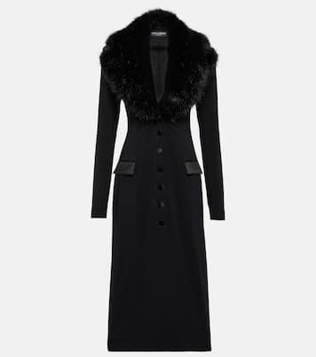 Abrigo de georgette de seda | Dolce&Gabbana