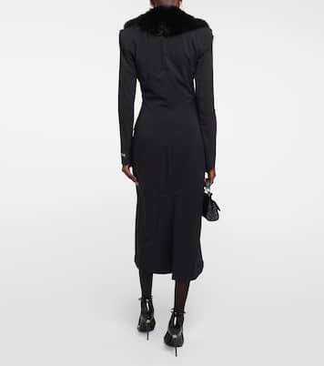 Abrigo de georgette de seda | Dolce&Gabbana