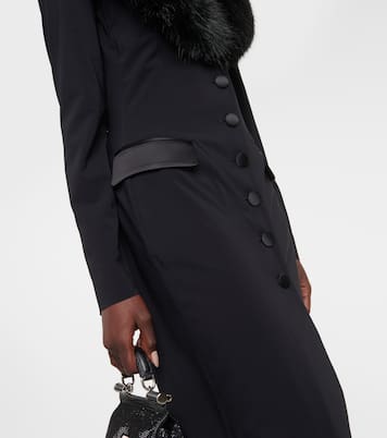Abrigo de georgette de seda | Dolce&Gabbana
