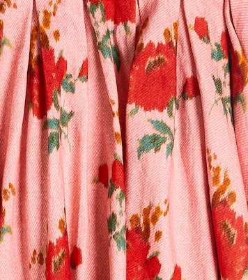 Falda en mezcla de algodón floral | Morley