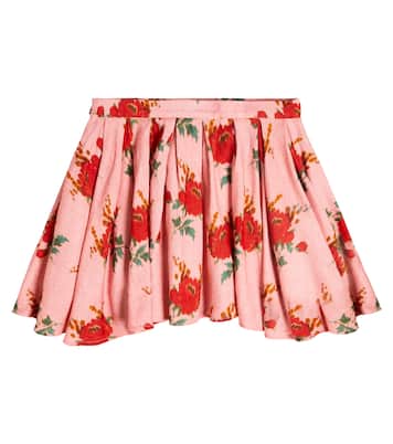 Falda en mezcla de algodón floral | Morley