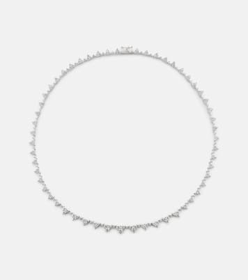 Choker Eternity in oro bianco 18kt con diamanti | Anita Ko