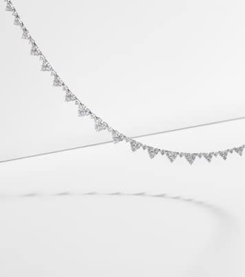 Choker Eternity in oro bianco 18kt con diamanti | Anita Ko