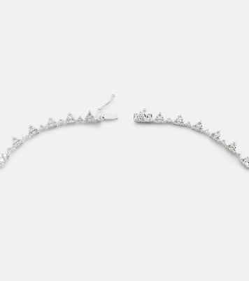 Choker Eternity in oro bianco 18kt con diamanti | Anita Ko