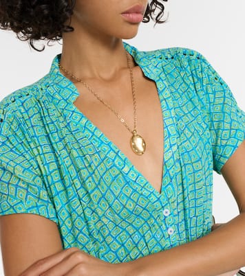 Bedrucktes Midikleid Becky | Poupette St Barth
