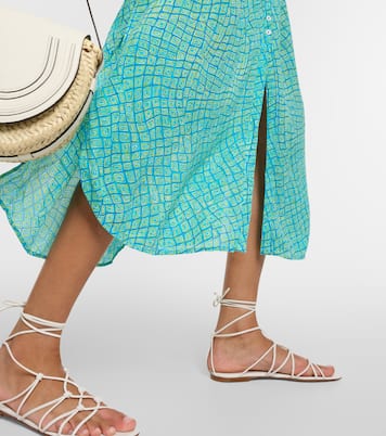 Bedrucktes Midikleid Becky | Poupette St Barth