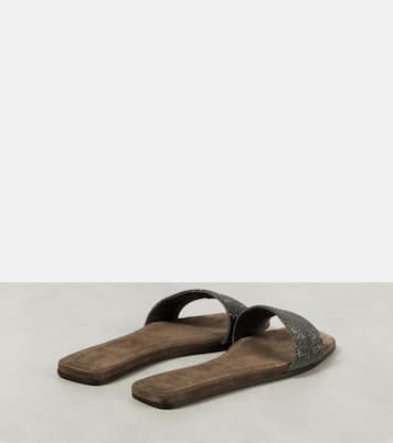 Sandali in suede | Brunello Cucinelli