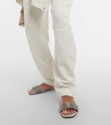 Sandali in suede | Brunello Cucinelli