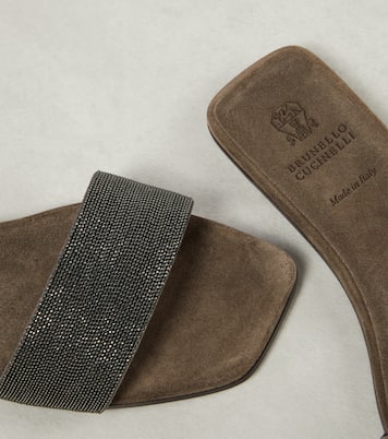 Sandali in suede | Brunello Cucinelli