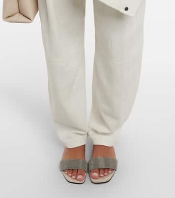 Sandali in suede | Brunello Cucinelli