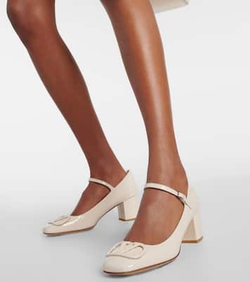 Escarpins VLogo Signature en cuir verni | Valentino Garavani