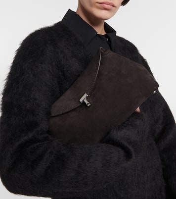 Pochette T-Lock en daim | Toteme