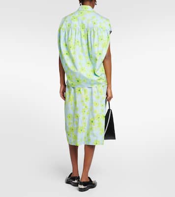 Chemise en coton à fleurs | Marni