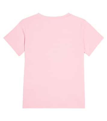T-shirt en coton à logo et ornements | Versace Kids