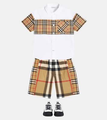 Burberry Check poplin shirt | Burberry Kids