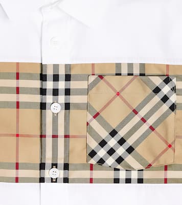 Burberry Check poplin shirt | Burberry Kids