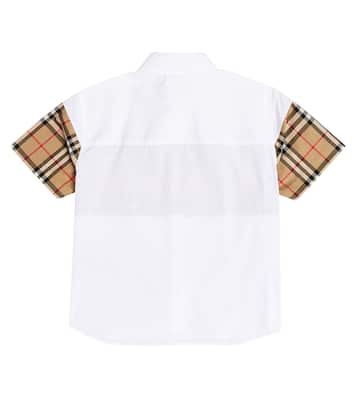 Burberry Check poplin shirt | Burberry Kids