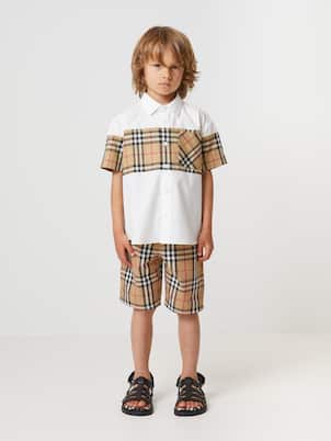 Burberry Check poplin shirt | Burberry Kids