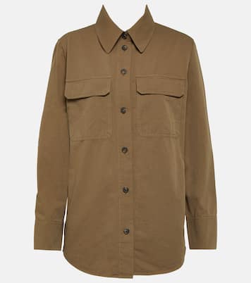 Hemdjacke aus Baumwolle | Vince