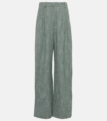Pantalones anchos de mezcla de lana | CO