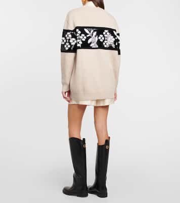 Jacquard wool and cashmere sweater | Max Mara