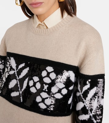 Jacquard wool and cashmere sweater | Max Mara