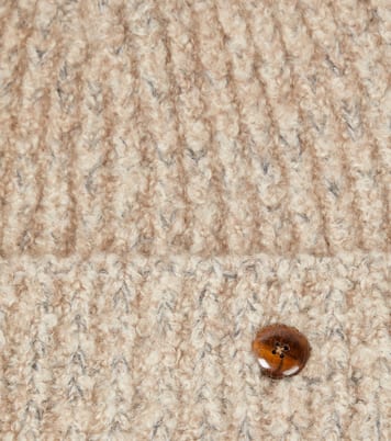 Gorro de punto bouclé de cachemir | God's True Cashmere