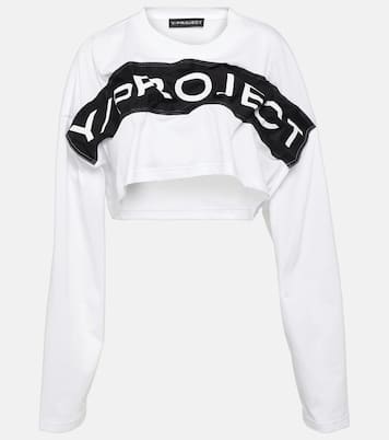 Cropped-Top aus Baumwoll-Jersey | Y/Project