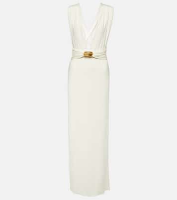 Abito lungo in jersey con cut-out | Tom Ford