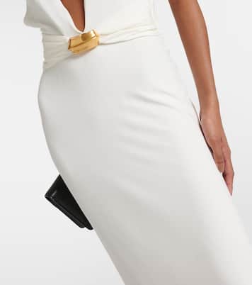 Abito lungo in jersey con cut-out | Tom Ford