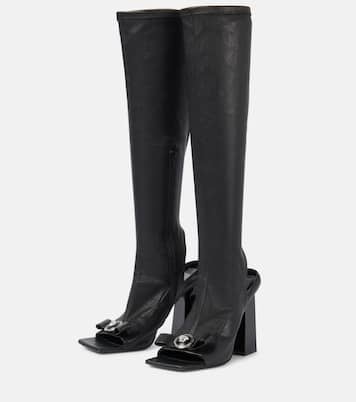 Stivali Gianni Ribbon in pelle | Versace