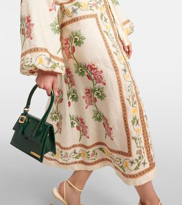 Zircon Bisutería floral linen kaftan | Agua by Agua Bendita