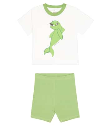 Bébé – Set t-shirt et short Dolphin | Mini Rodini