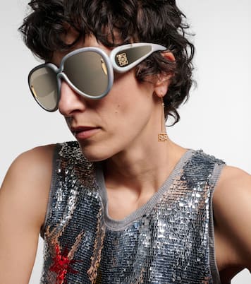 Paula's Ibiza Pilot Mask aviator sunglasses | Loewe