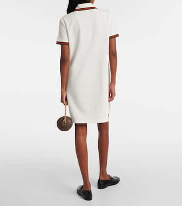 Miniabito in piquè di cotone | Gucci