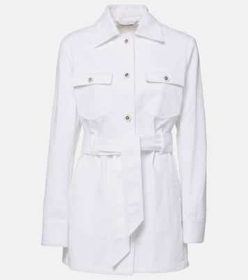 Chaqueta de denim con cinturón | Dolce&Gabbana